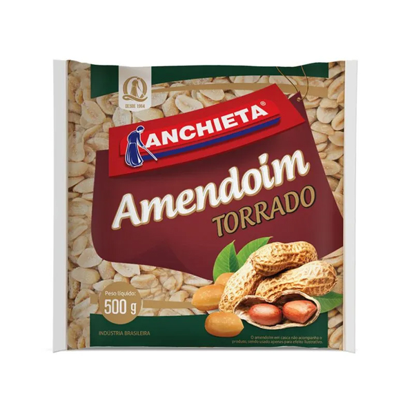 Amendoim Torrado Anchieta s/ Casca 500g