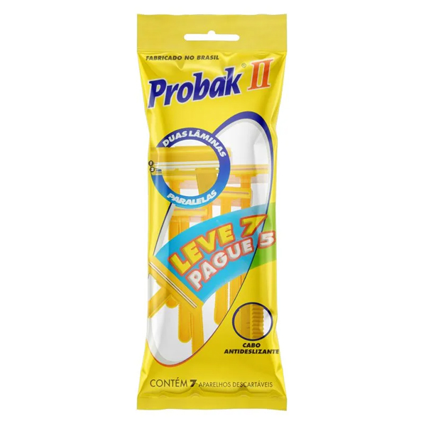 Aparelho p/ Barbear Gillette Probak II Leve 7 Pague 5 Unid3Unid