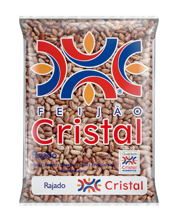 Feijão Cristal Rajado