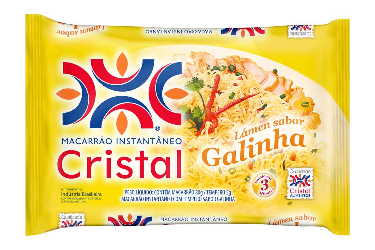 Macarrão Instantâneo Cristal Sabor Galinha