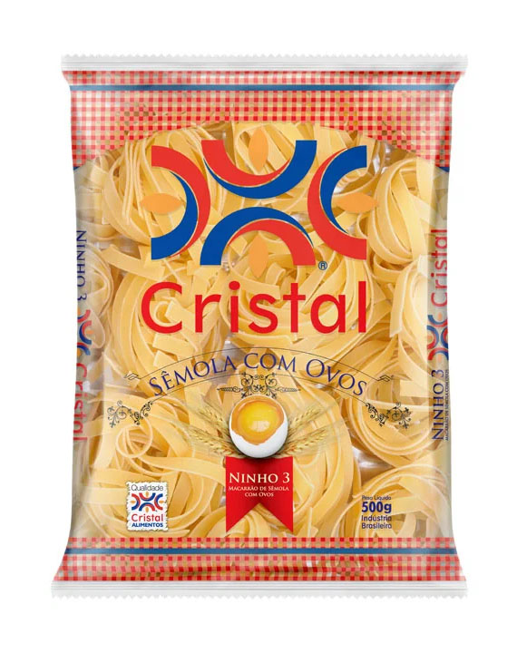 Macarrão Cristal Sêmola com Ovos Ninho 3