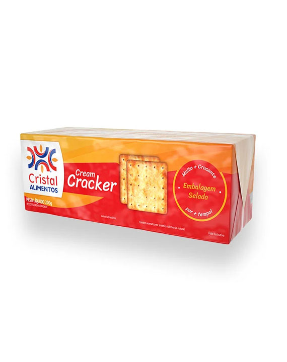 Biscoito Cream Cracker Cristal 200g