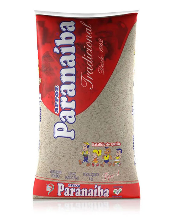 Arroz Cristal  pacotes de 1 kg 2 kg e 5 kg 