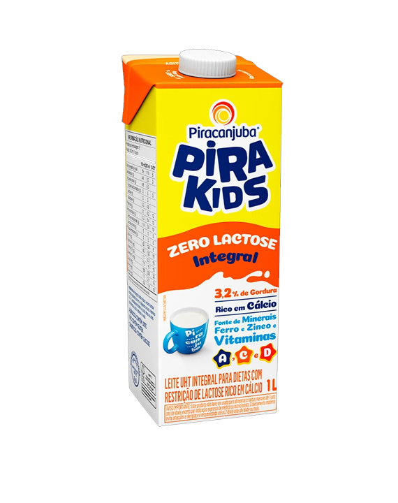 Leite Integral Pirakids Zero Lactose 1L