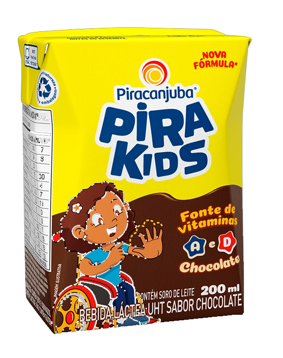 Achocolatado Piracanjuba Pirakids 