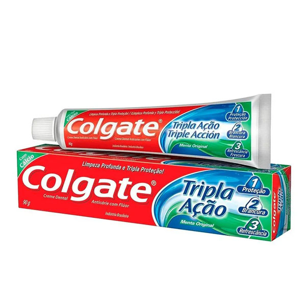 Creme Dental Colgate Tripla Ação Menta Original 90g