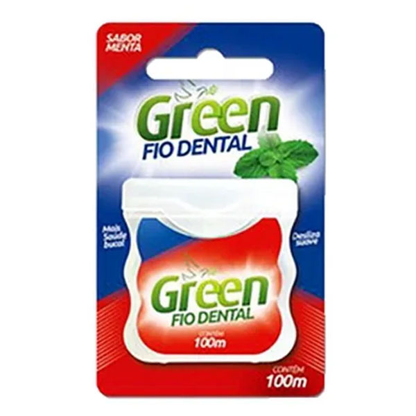 Fio Dental Green Menta Tradicional 100m