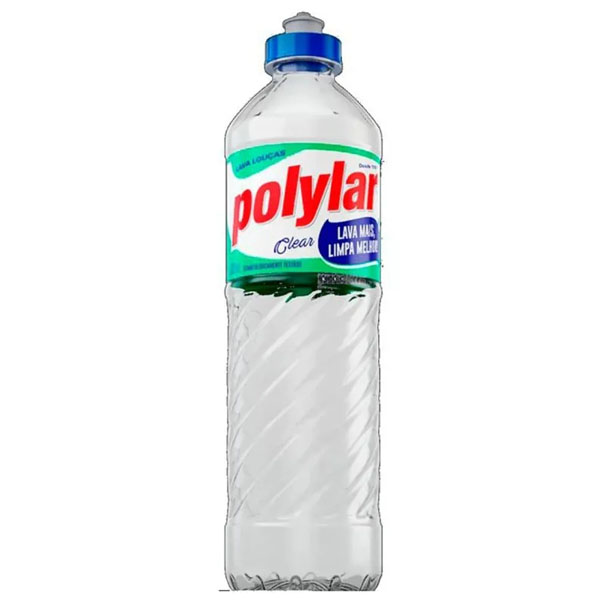 Detergente Polylar Clear 500ml