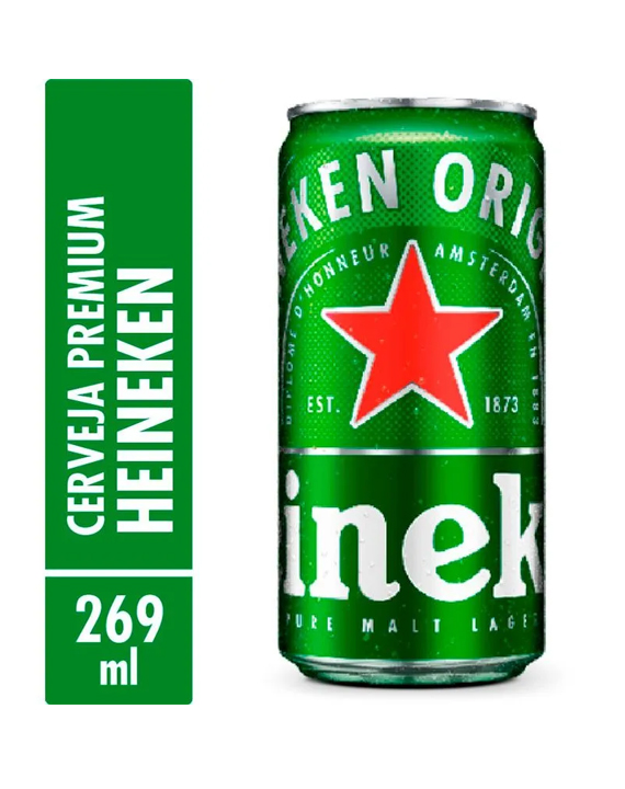 Cerveja Heineken Puro Malte Lata 269ml