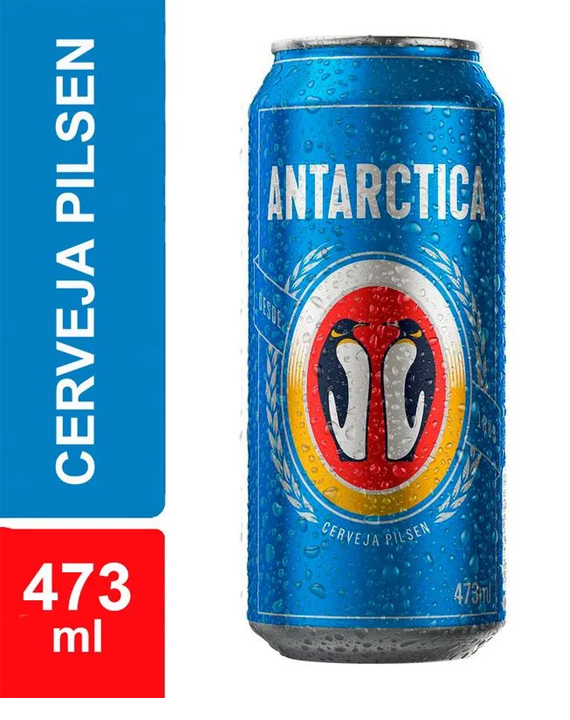 Cerveja Antarctica Pilsen Latão 473ml