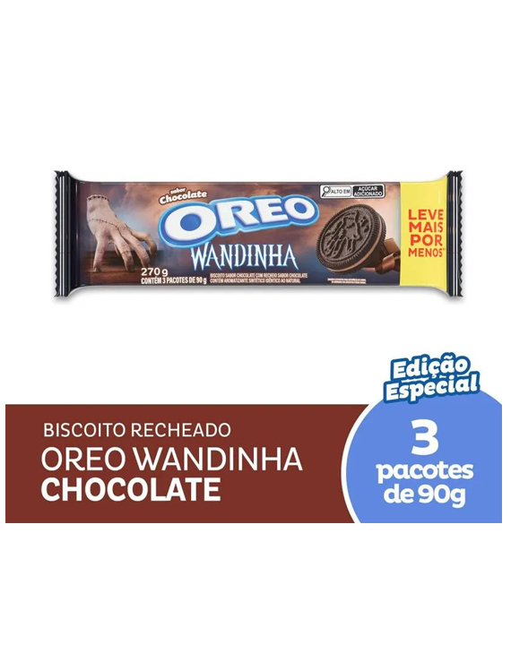 Biscoito Recheado Oreo Chocalate 270g