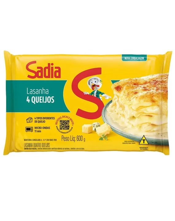 Lasanha Sadia 4 Queijos 600g