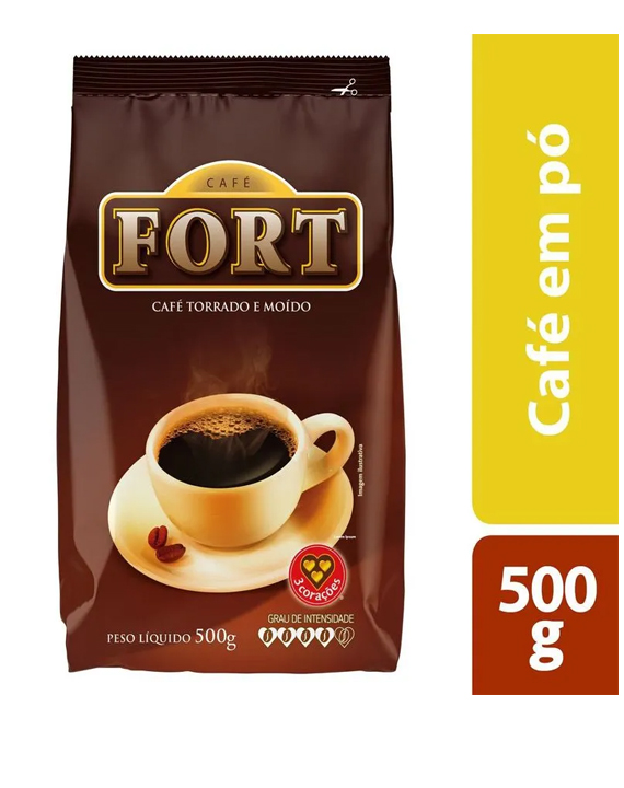 Café Fort Torrado e Moído Pacote 500g