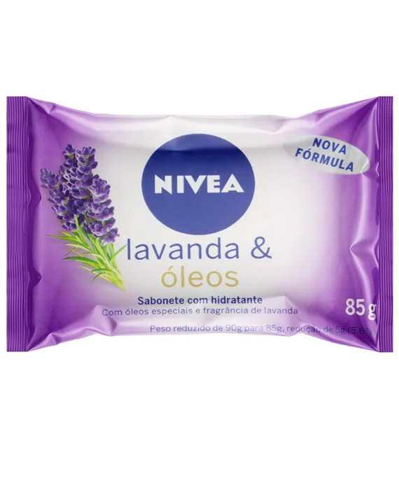 Sabonete Nivea Hidratante Lavanda & Óleos Flow Pack 85g