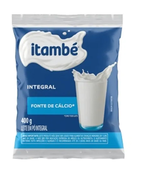 Leite em Pó Itambé Integral Sachê 400g