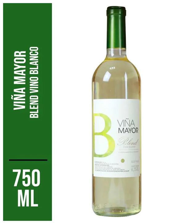 Vinho Argentino Vina Mayor Blend Branco 750ml