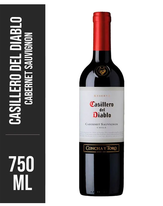 Vinho Chileno Casillero Del Diablo Cabernet Sauvignon 750ml