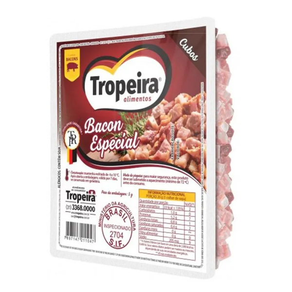 Bacon em Cubos Tropeira 200g