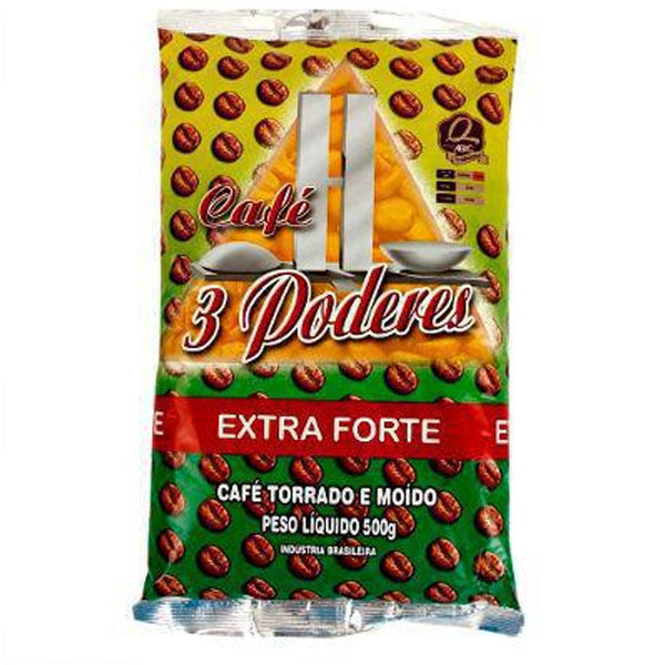 CAFE 3 PODERES EXTRA FORTE 500G