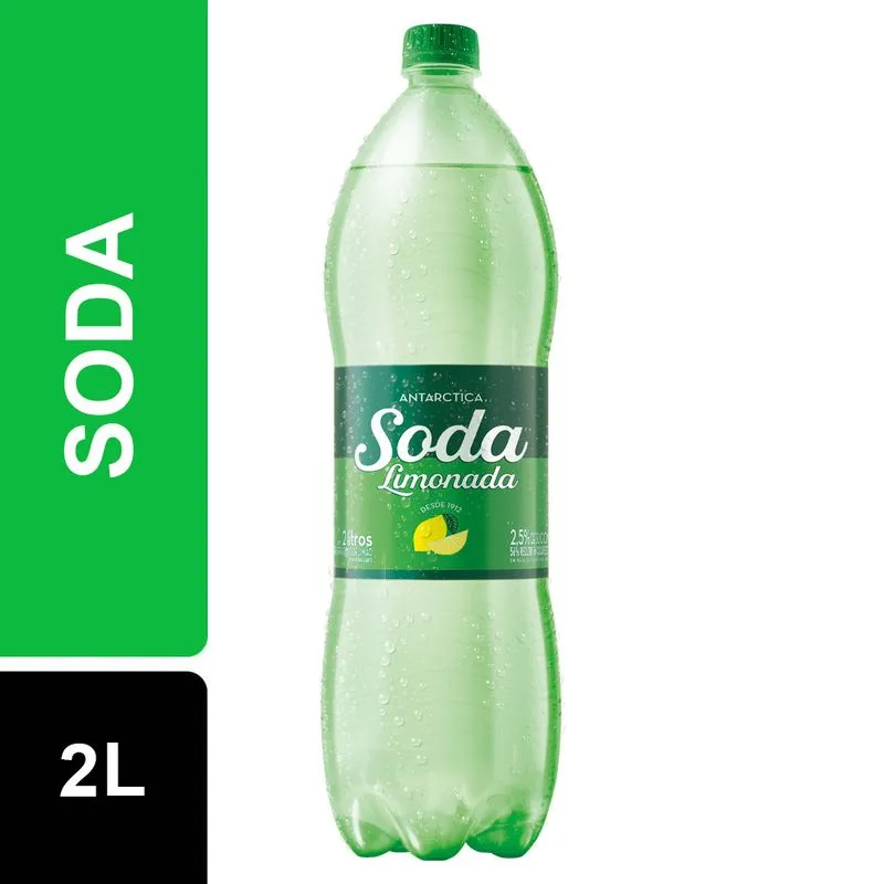 Refrigerante Antarctica Soda Limonada 2l